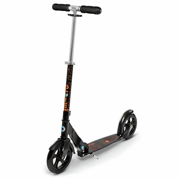 Micro Scooters Classic Foldable scooter black - British product