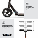 Micro Scooters Classic Foldable scooter black - British product
