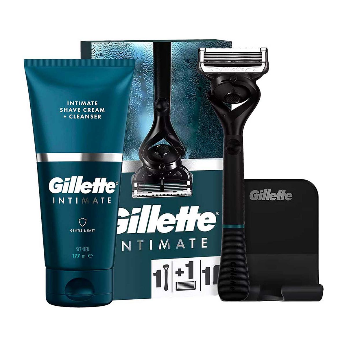 Gillette Intimate Razor Starter Set with Shave Cream and Cleanser GOODS Boots   