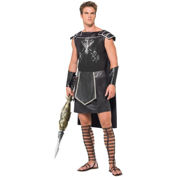 Smiffys male dark gladiator costume, imported from the UK