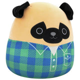 Squishmallows plush toy Prince the Brown Pug 12 inch, imported from the UK