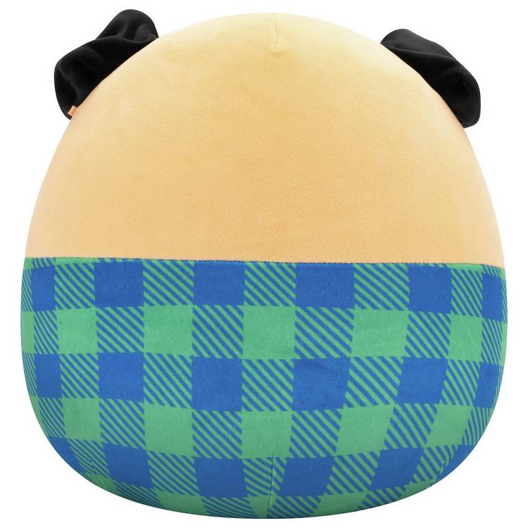 Squishmallows plush toy Prince the Brown Pug 12 inch, imported from the UK