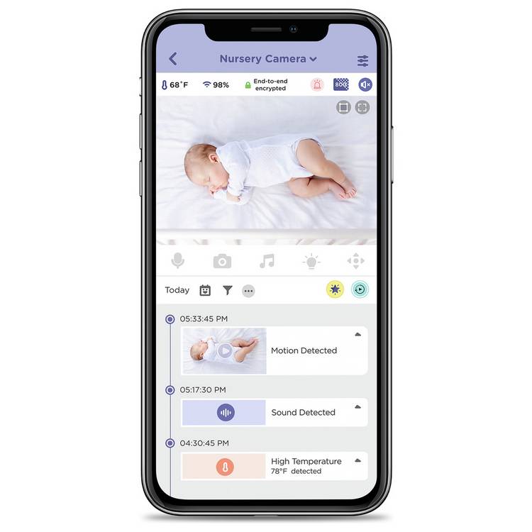 Hubble SkyVision AI Pro smart baby monitor, UK version