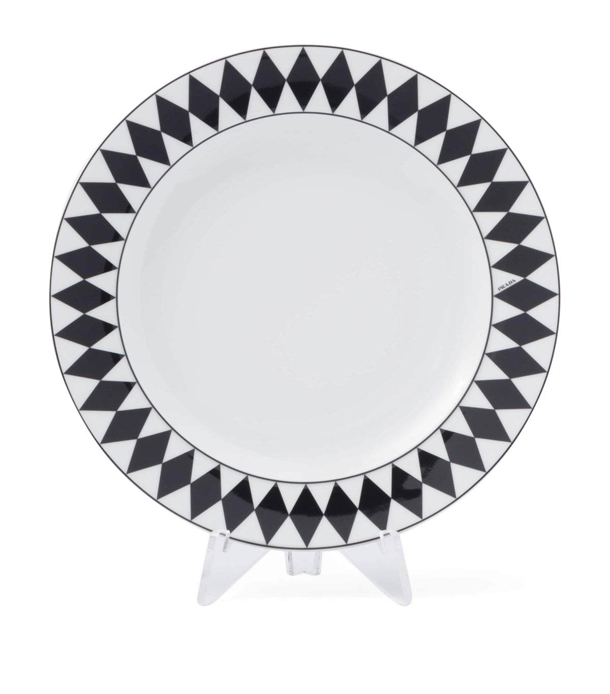 Prada chequerboard dinner plates 25cm, imported from the UK