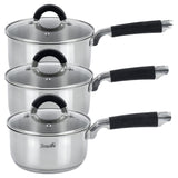 Scoville Steellux 5-piece pan set, UK version