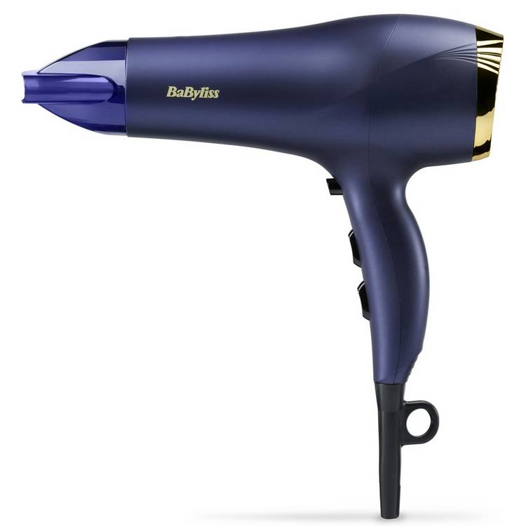 BaByliss Midnight Luxe 2300 hair dryer (British brand)
