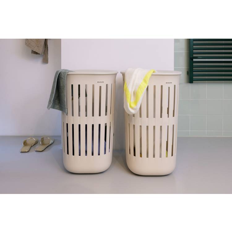 Brabantia laundry basket set of 2 beige 55L (British brand)