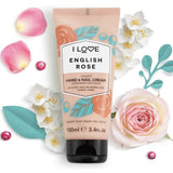 I Love English Rose Scented Hand &amp; Nail Cream 100ml