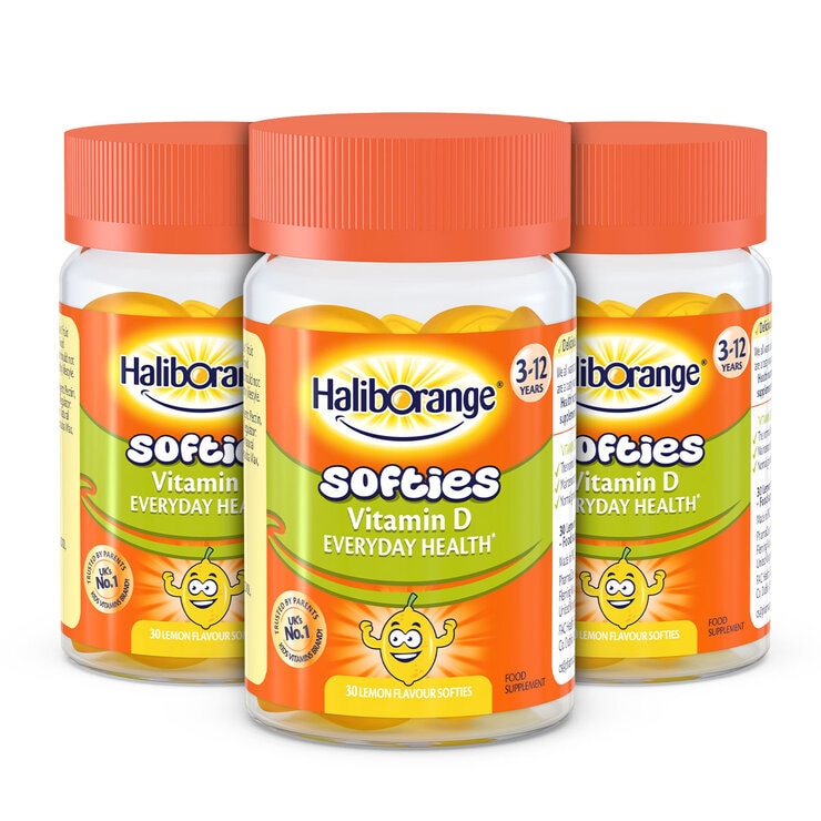 HalibOrange Softies Vitamin D 3 x 30 Count