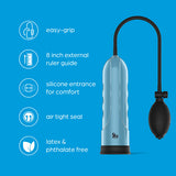 So Divine pleasure pump with transparent cylinder, UK version
