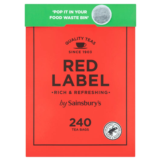 Sainsbury's Red Label Tea Bags x240 750g All tea Sainsburys   