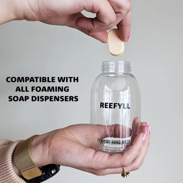 Reefyll foaming hand soap tablets orange 5 imported from the UK
