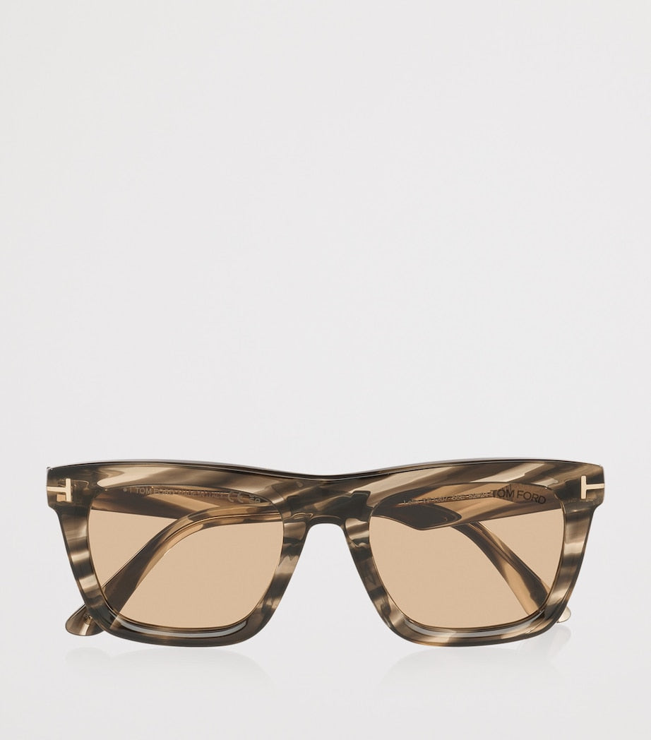 TOM FORD Square Lelio sunglasses, imported from the UK