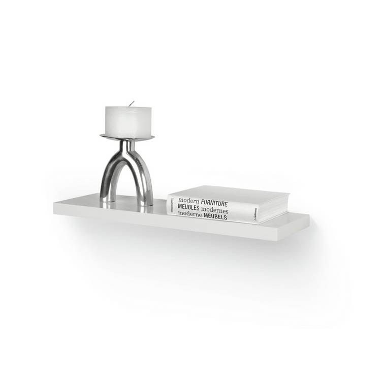 Argos Home floating shelf white gloss 60cm (British brand)