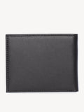 Tommy Hilfiger schwarze Leder Mini Eton Geldbörse mit geprägtem Logo (britische Marke)