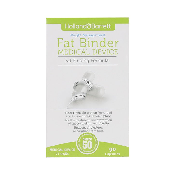 Holland & Barrett Fat Binder 45 Day Supply 90 Capsules Fat Binders Holland&Barrett   