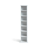 Argos Home media storage tower white wood effect - British product