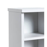 Argos Home media storage tower white wood effect - British product