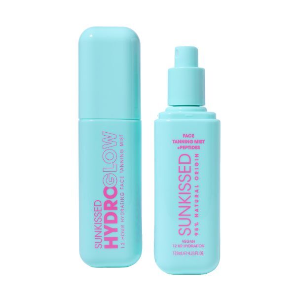 Sunkissed Hydroglow face tanning mist 125ml, imported from the UK