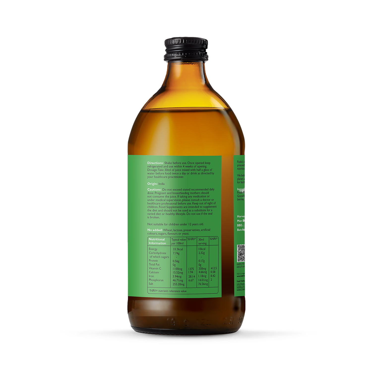 Fushi Amla Juice 500 ml - British product