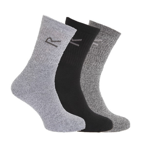 Regatta Mens Cotton Rich Casual Socks (Pack Of 3)