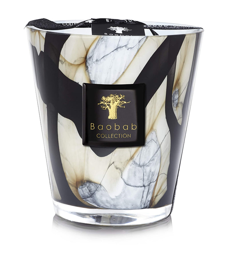 Baobab Collection marble candle 16cm - British product
