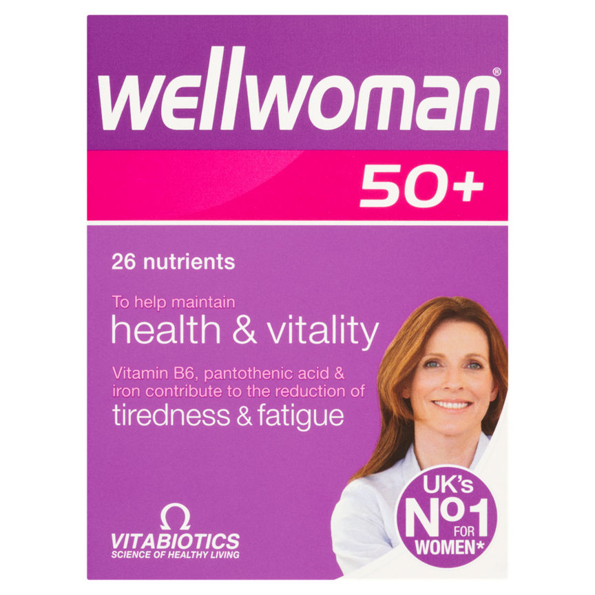 Vitabiotics Wellwoman 50+ Vitamins, Minerals & Supplements ASDA   