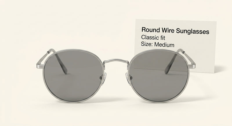 Gucci GG1875S oval-frame metal sunglasses, imported from the UK