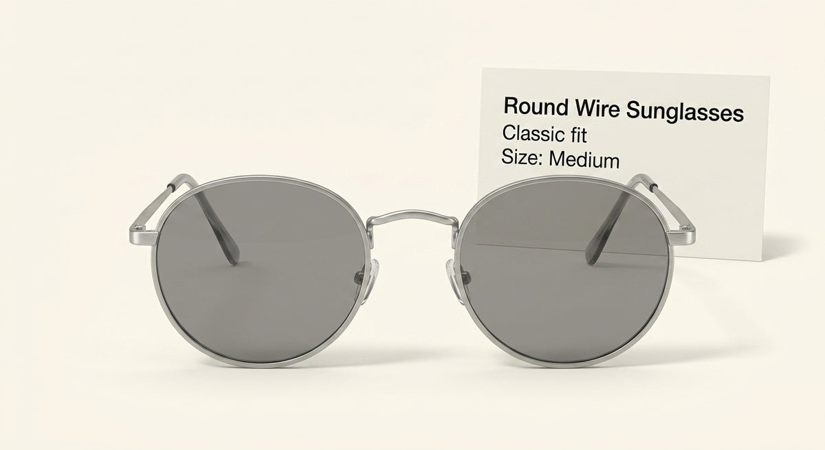 Gucci GG1875S oval-frame metal sunglasses, imported from the UK