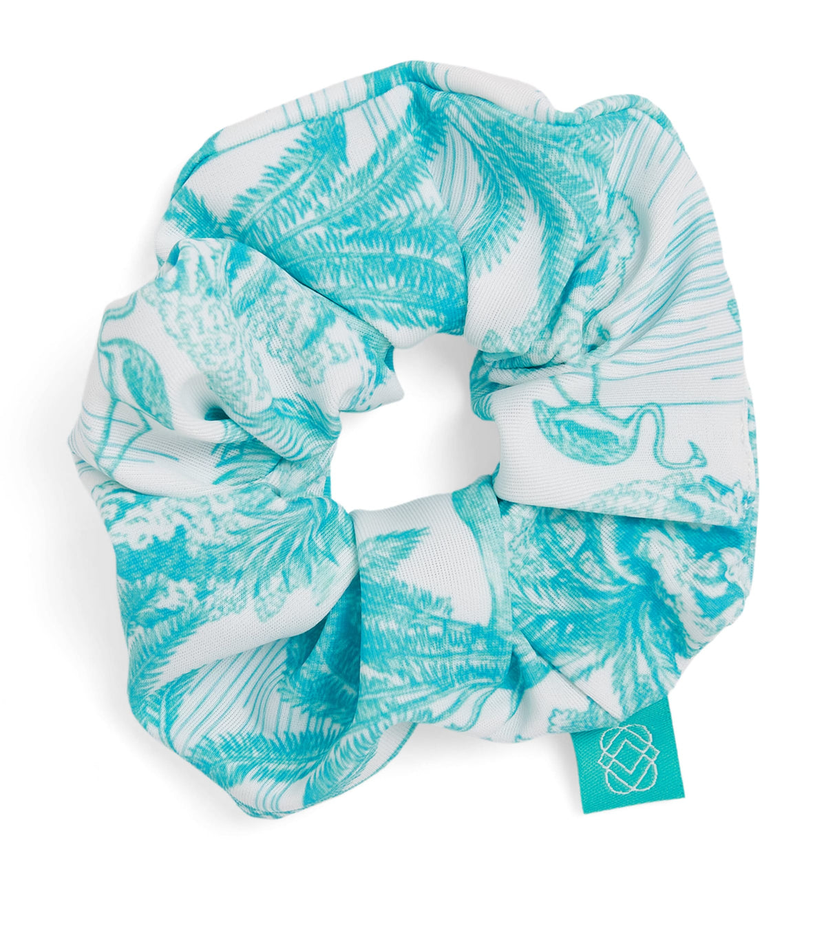 Marie Raxevsky Jungle Print Scrunchie, imported from the UK