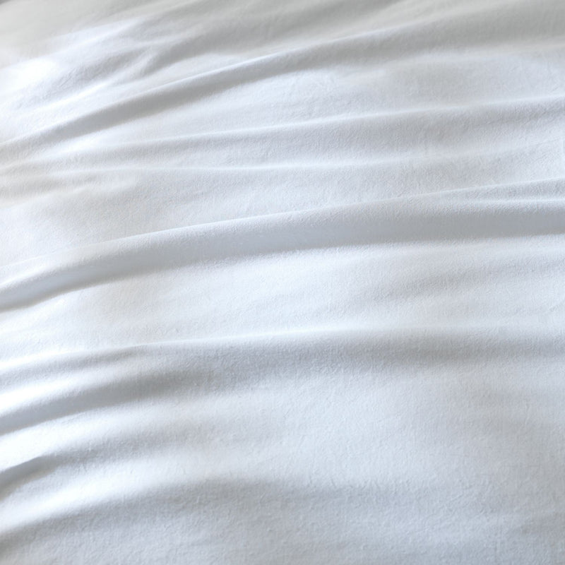 Habitat stonewashed cotton white single bedding set (British brand)