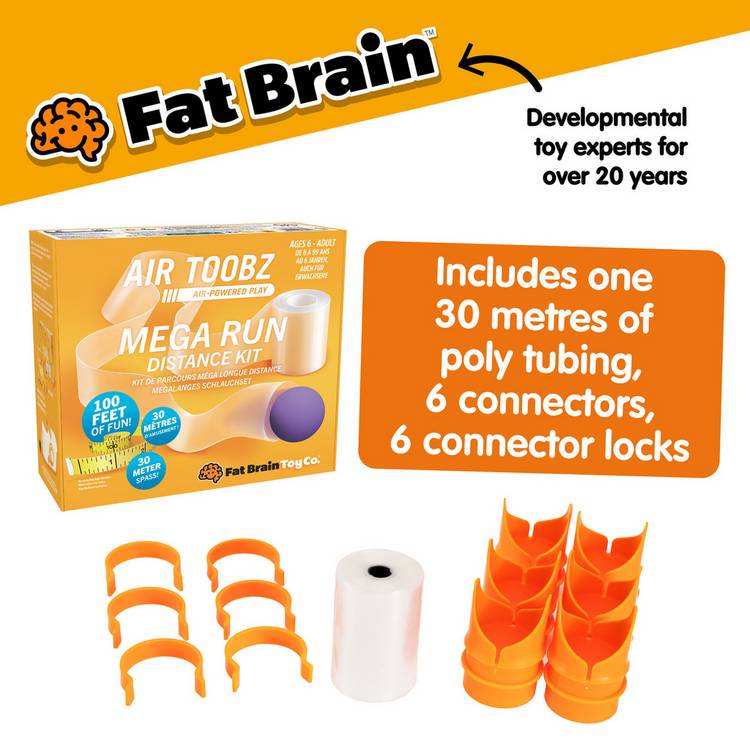Fat Brain Toys Air Toobz Mega Run accessory 100ft (British brand)