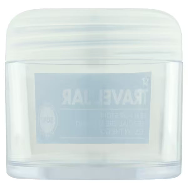 Superdrug travel storage jar 60ml capacity (British brand)