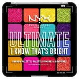 NYX Professional Makeup ultimate shadow palette I Know That's Bright (British brand)