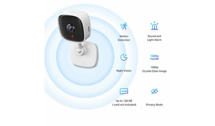 TP-Link Tapo C100 Smart 1080p Wi-Fi Indoor Cam CCTV