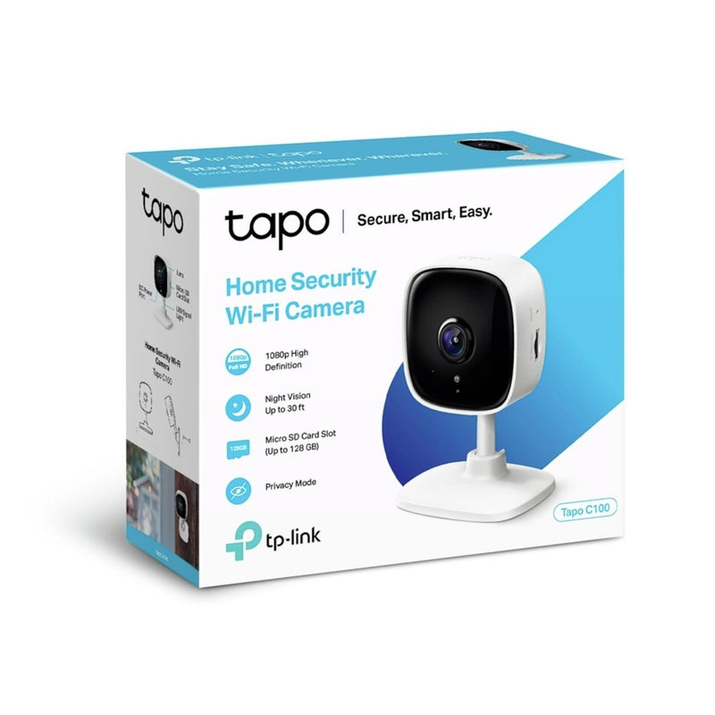 TP-Link Tapo C100 1080p indoor security camera, UK version