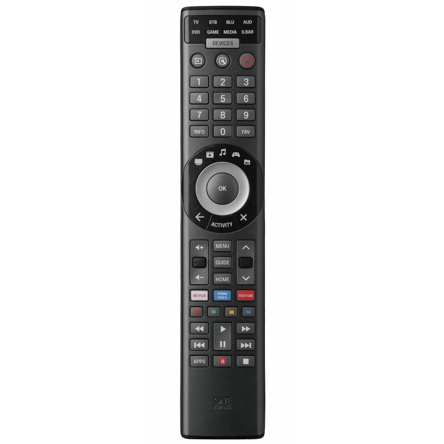 One For All Pro 8 universal smart remote (British brand)