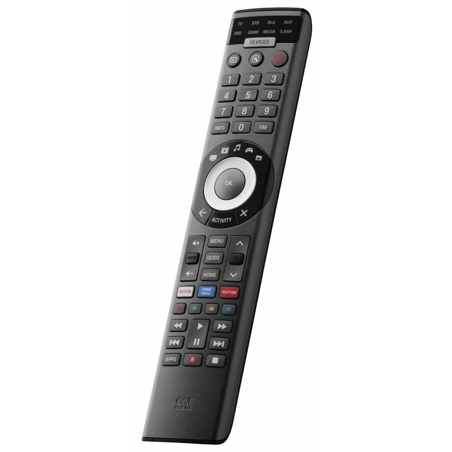 One For All Pro 8 universal smart remote (British brand)