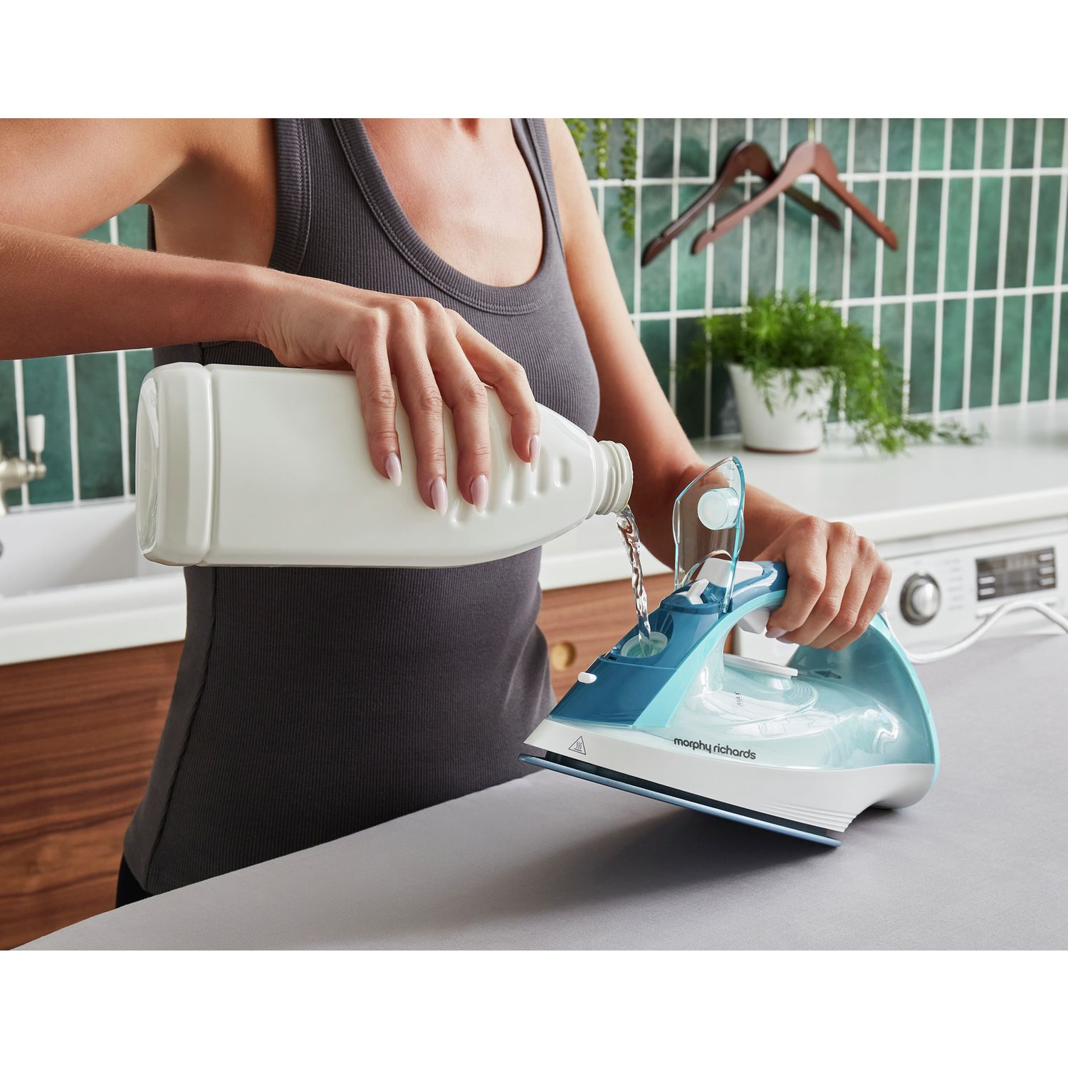 Morphy Richards Crystal Clear steam iron, imported from the UK