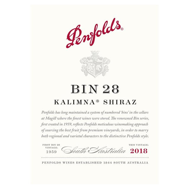 Penfolds Bin 28 Kalima Shiraz   75cl