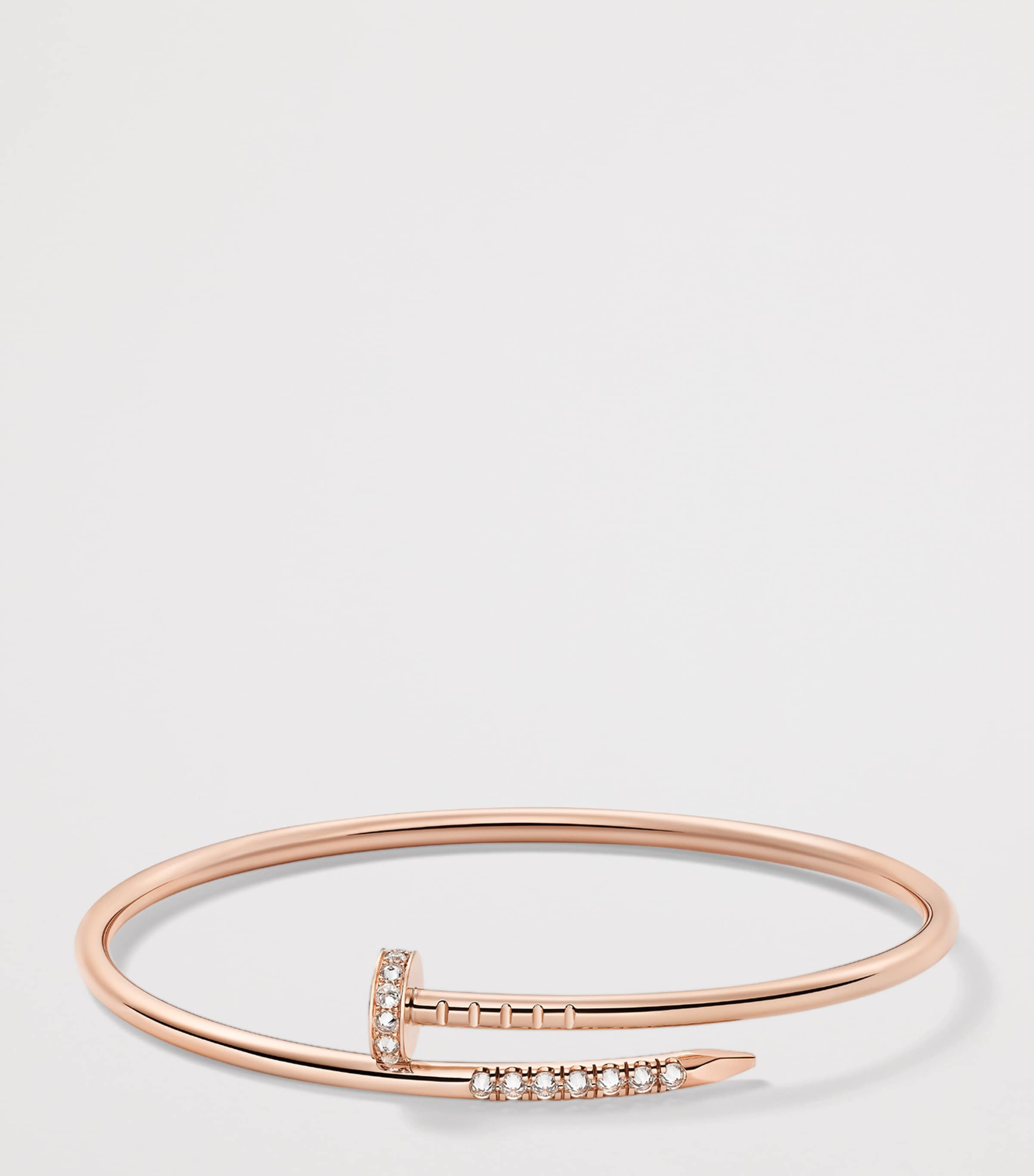 Cartier Juste Un Clou rose gold diamond bracelet - British product