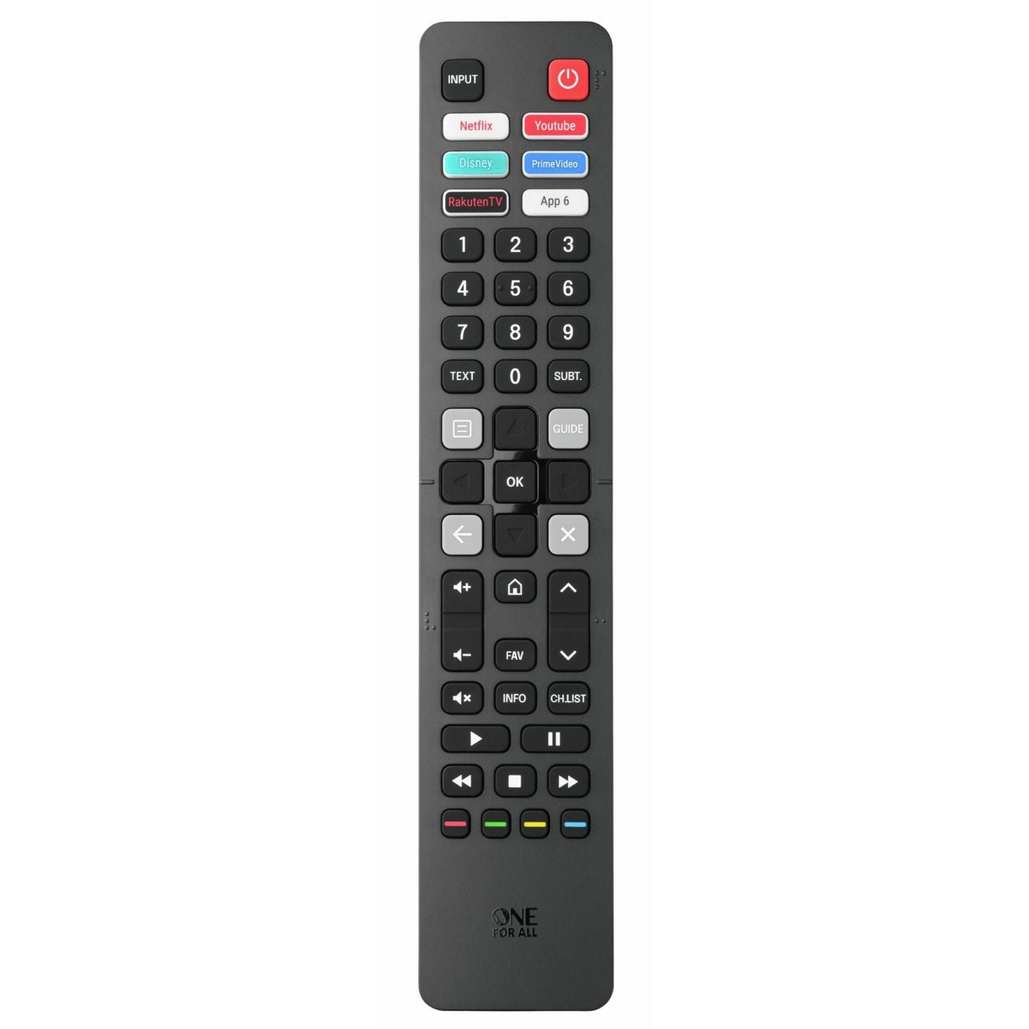 One For All Hisense TV replacement remote control - British product
