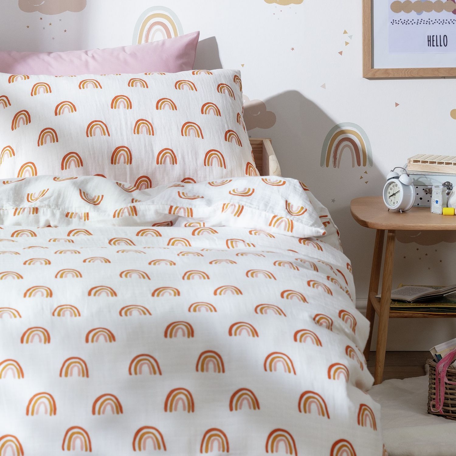 Habitat Kids Rainbow Cotton Bedding Set - Single