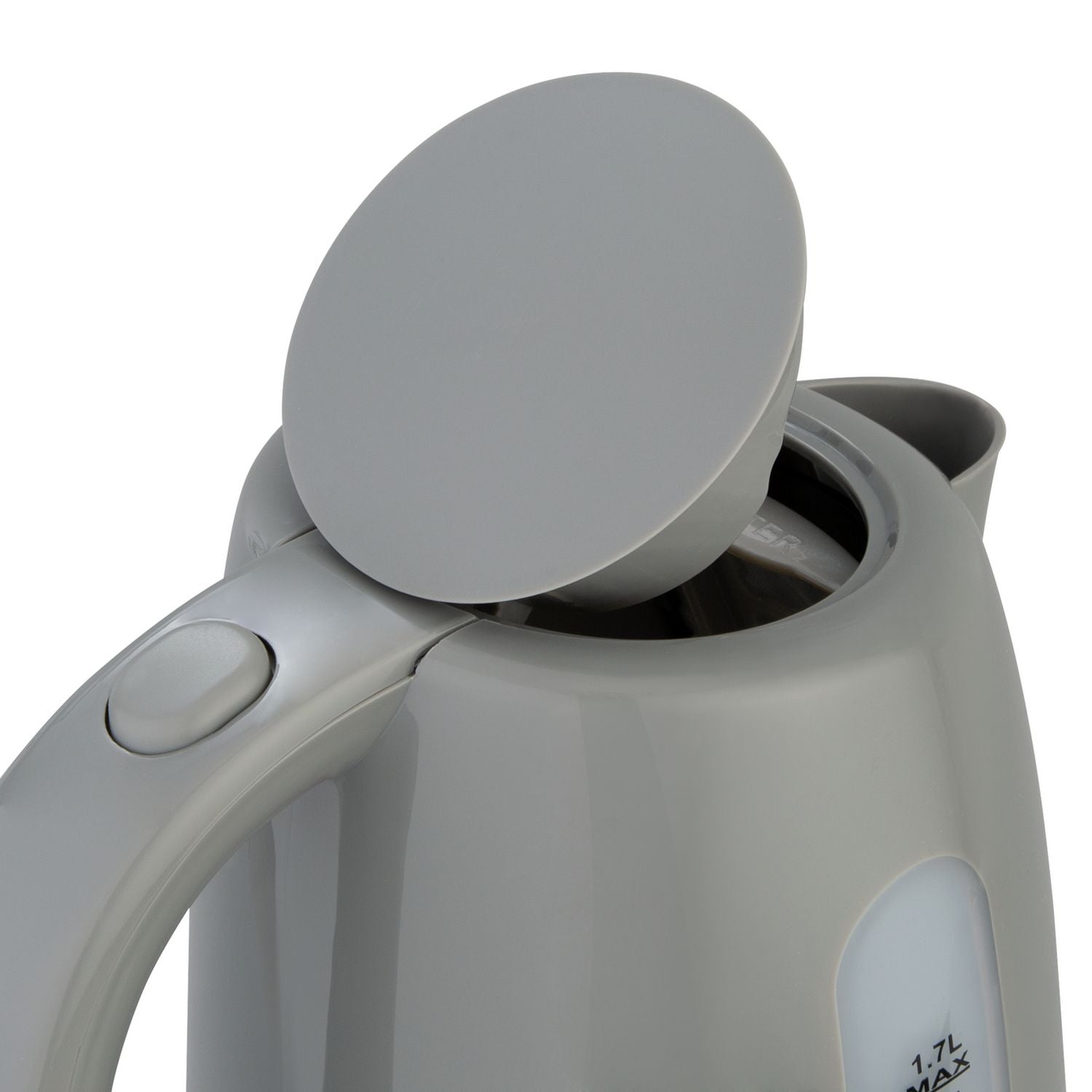 Cookworks plastic illuminated kettle 1.7 litre grey, UK version