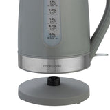 Cookworks plastic illuminated kettle 1.7 litre grey, UK version