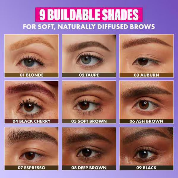 NYX Powder Louder Brow Pencil 02, imported from the UK