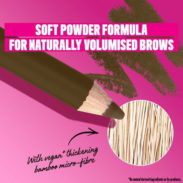 NYX Powder Louder Brow Pencil 02, imported from the UK