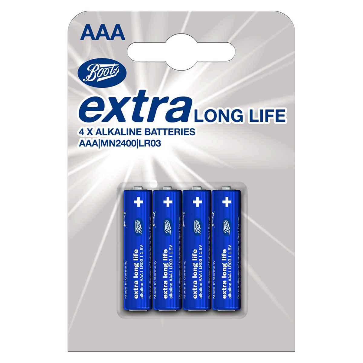 Boots extra lasting batteries AAA 4s GOODS Boots   