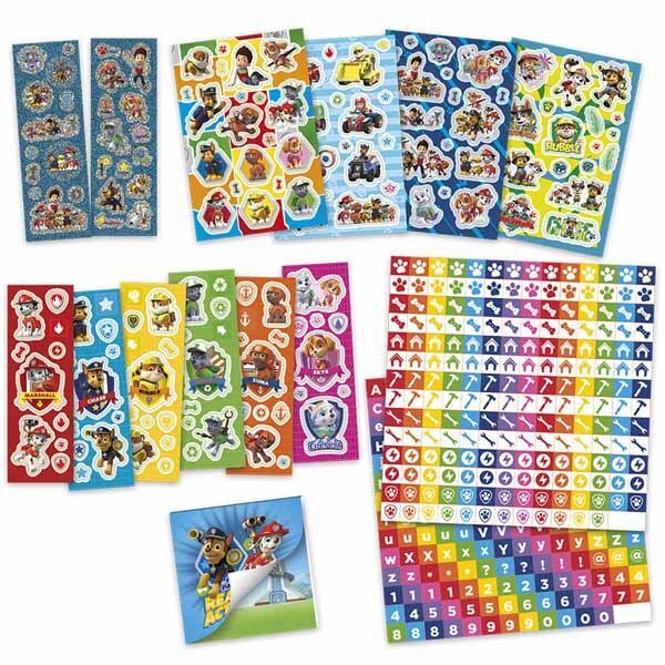 Totum Paw Patrol large sticker box with stickers and pad, UK version