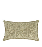 De Le Cuona Linen Leopard Kanoko cushion 35cm x 60cm - British product